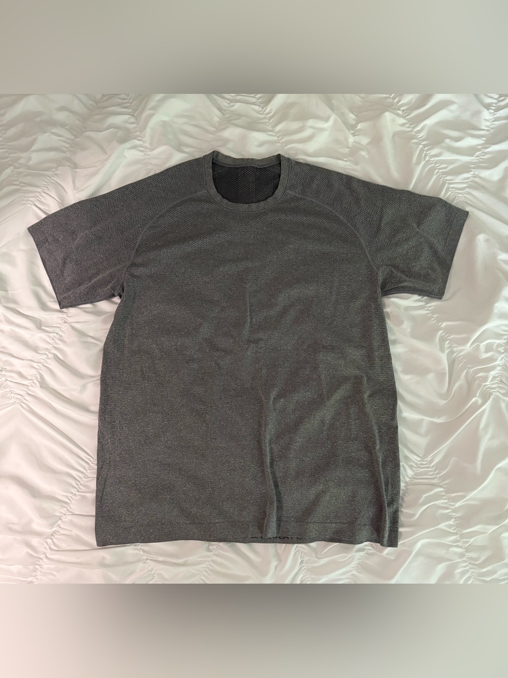 Lululemon Dark Gray Short Sleeve Athletic T-Shirt